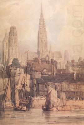 Rouen from the Qualis (nn03), Richard Parkes Bonington